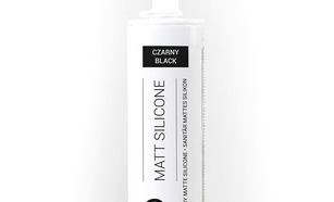 Silikon matowy Czarny
