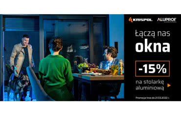 Promocja na okna i drzwi aluminiowe marki Krispol